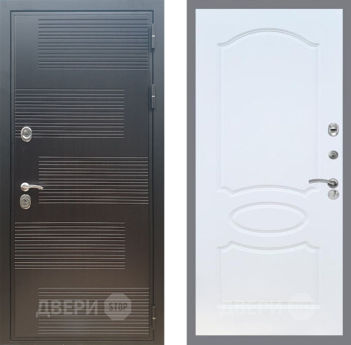 Входная металлическая Дверь Рекс (REX) премиум 185 FL-128 Белый ясень в Красноармейске