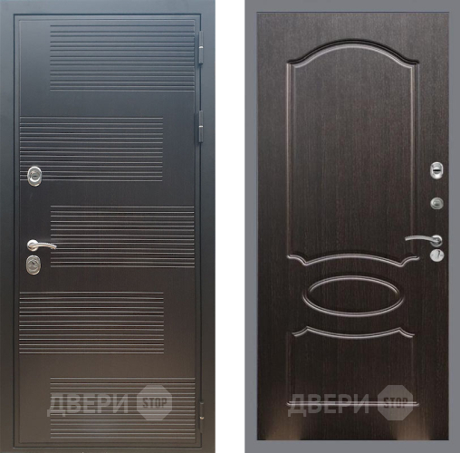 Входная металлическая Дверь Рекс (REX) премиум 185 FL-128 Венге светлый в Красноармейске