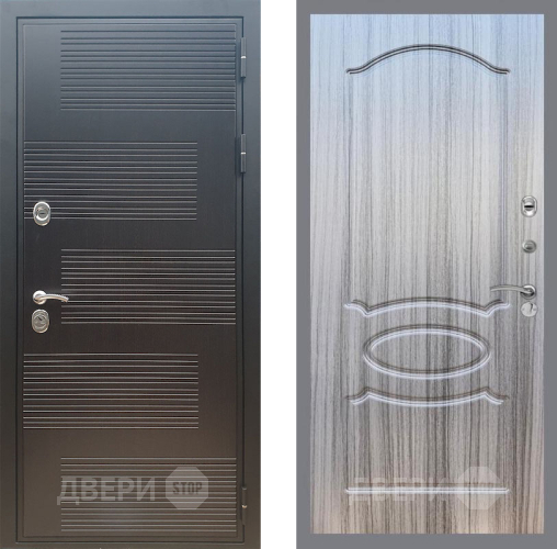 Входная металлическая Дверь Рекс (REX) премиум 185 FL-128 Сандал грей в Красноармейске