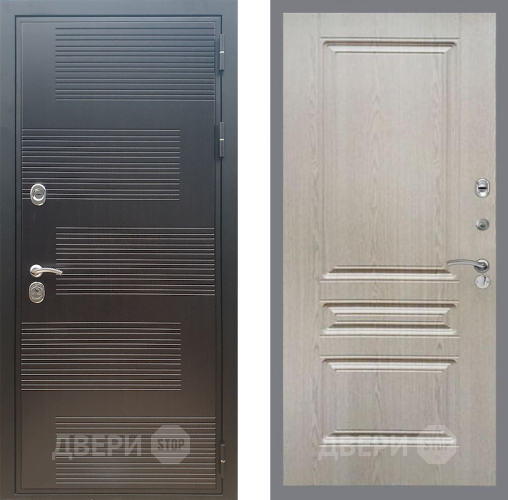 Входная металлическая Дверь Рекс (REX) премиум 185 FL-243 Беленый дуб в Красноармейске