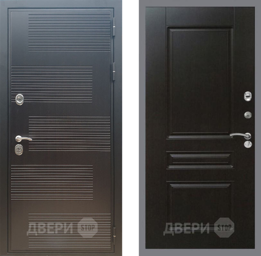 Входная металлическая Дверь Рекс (REX) премиум 185 FL-243 Венге в Красноармейске
