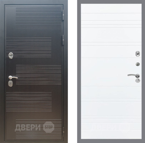 Входная металлическая Дверь Рекс (REX) премиум 185 Line Силк Сноу в Красноармейске