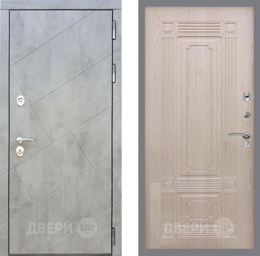 Входная металлическая Дверь Рекс (REX) 22 FL-2 Беленый дуб в Красноармейске