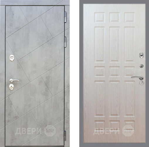 Входная металлическая Дверь Рекс (REX) 22 FL-33 Беленый дуб в Красноармейске