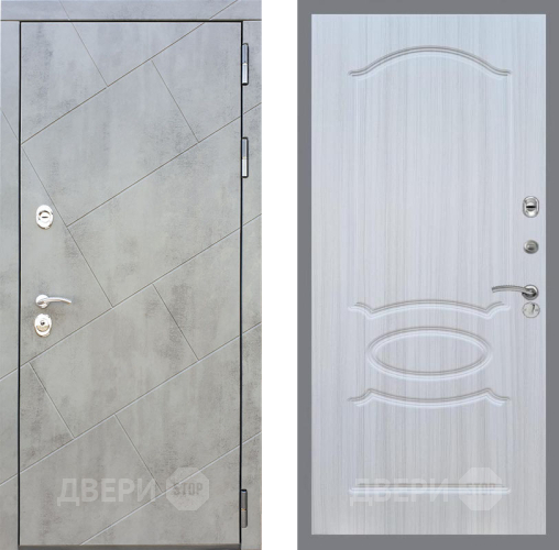 Входная металлическая Дверь Рекс (REX) 22 FL-128 Сандал белый в Красноармейске