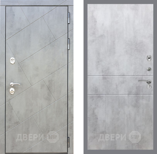 Входная металлическая Дверь Рекс (REX) 22 FL-290 Бетон светлый в Красноармейске
