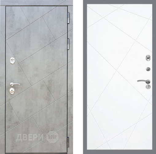 Входная металлическая Дверь Рекс (REX) 22 FL-291 Силк Сноу в Красноармейске