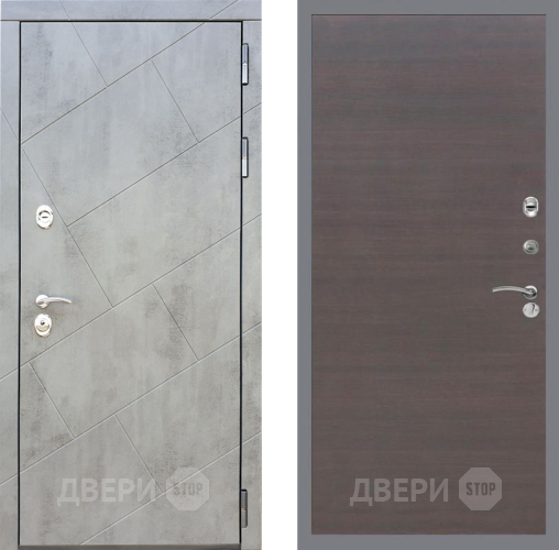 Входная металлическая Дверь Рекс (REX) 22 GL венге поперечный в Красноармейске