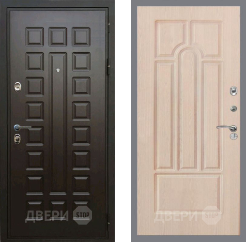 Входная металлическая Дверь Рекс (REX) Премиум 3к FL-58 Беленый дуб в Красноармейске