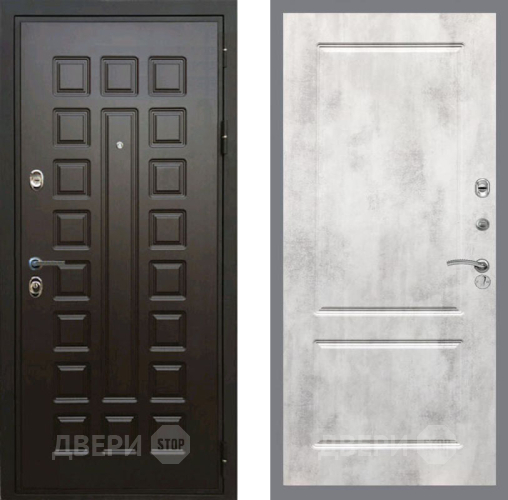 Входная металлическая Дверь Рекс (REX) Премиум 3к FL-117 Бетон светлый в Красноармейске