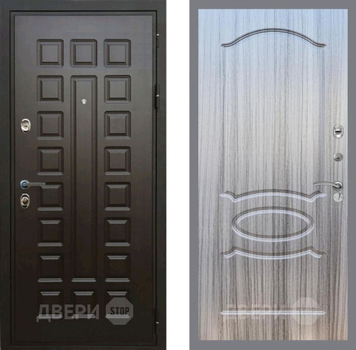 Входная металлическая Дверь Рекс (REX) Премиум 3к FL-128 Сандал грей в Красноармейске