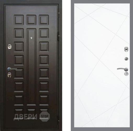 Входная металлическая Дверь Рекс (REX) Премиум 3к FL-291 Силк Сноу в Красноармейске