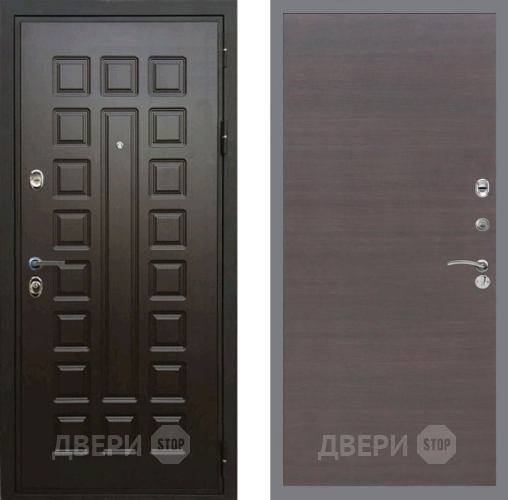 Входная металлическая Дверь Рекс (REX) Премиум 3к GL венге поперечный в Красноармейске