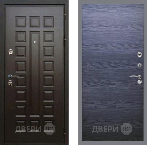 Дверь Рекс (REX) Премиум 3к GL Дуб тангенальный черный в Красноармейске