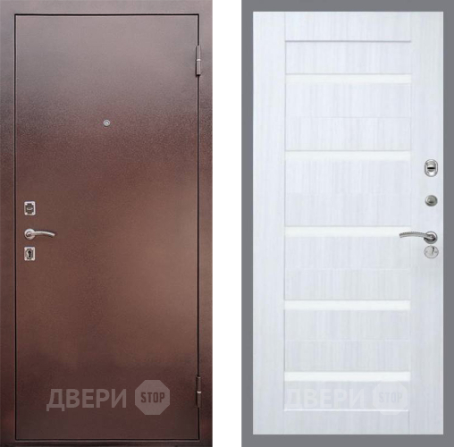 Дверь Рекс (REX) 1 СБ-14 стекло белое Сандал белый в Красноармейске