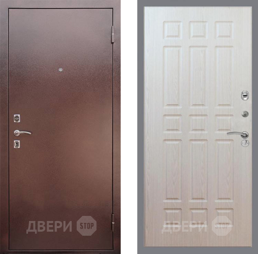 Входная металлическая Дверь Рекс (REX) 1 FL-33 Беленый дуб в Красноармейске