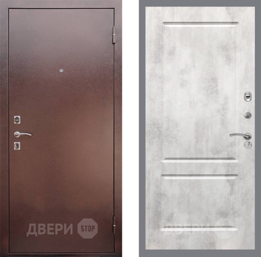 Входная металлическая Дверь Рекс (REX) 1 FL-117 Бетон светлый в Красноармейске
