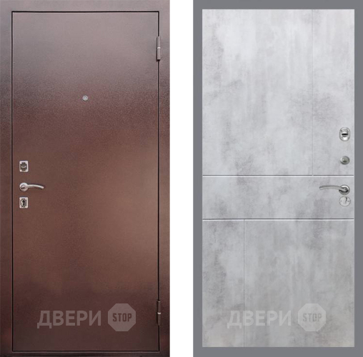 Входная металлическая Дверь Рекс (REX) 1 FL-290 Бетон светлый в Красноармейске