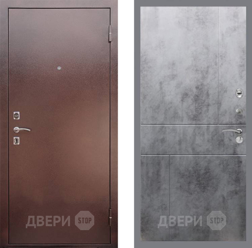 Входная металлическая Дверь Рекс (REX) 1 FL-290 Бетон темный в Красноармейске