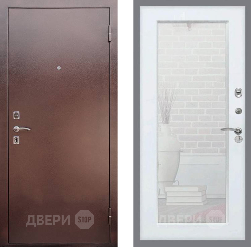 Дверь Рекс (REX) 1 Зеркало Пастораль Белый ясень в Красноармейске