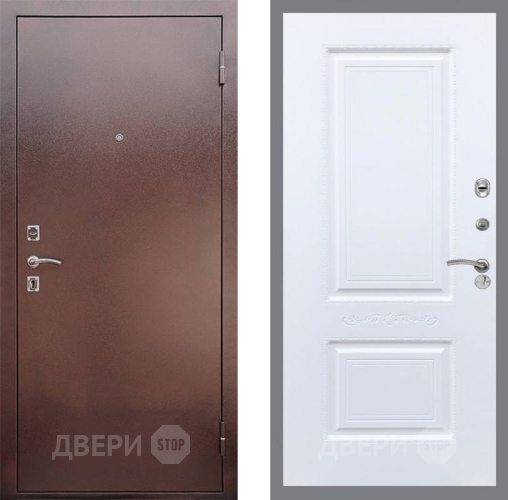Входная металлическая Дверь Рекс (REX) 1 Смальта Силк Сноу в Красноармейске