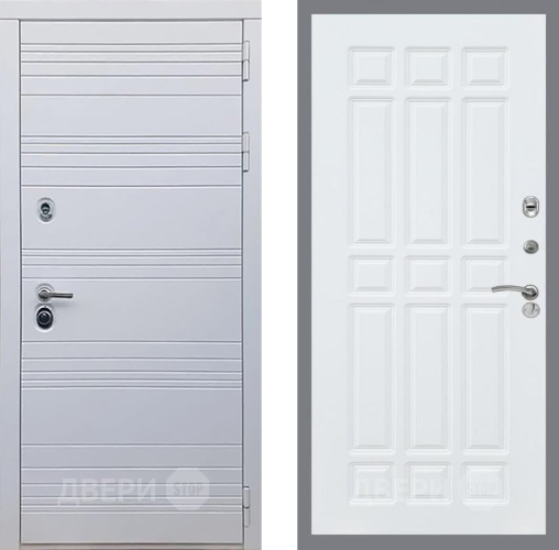 Входная металлическая Дверь Рекс (REX) 14 Силк Сноу FL-33 Силк Сноу в Красноармейске
