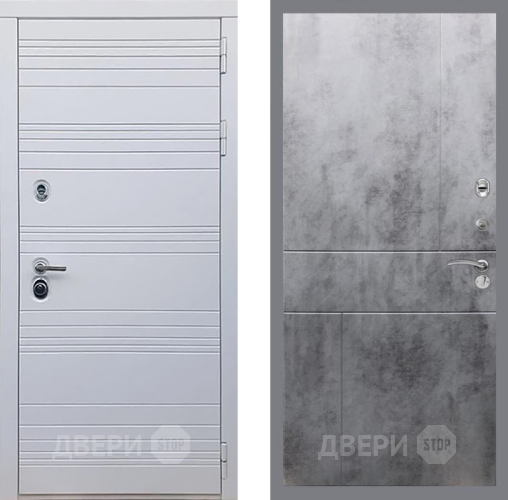 Входная металлическая Дверь Рекс (REX) 14 Силк Сноу FL-290 Бетон темный в Красноармейске