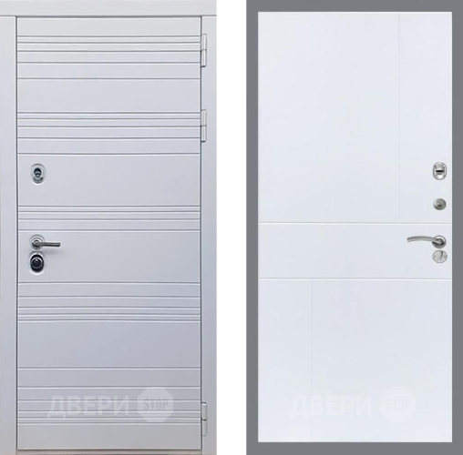 Входная металлическая Дверь Рекс (REX) 14 Силк Сноу FL-290 Силк Сноу в Красноармейске