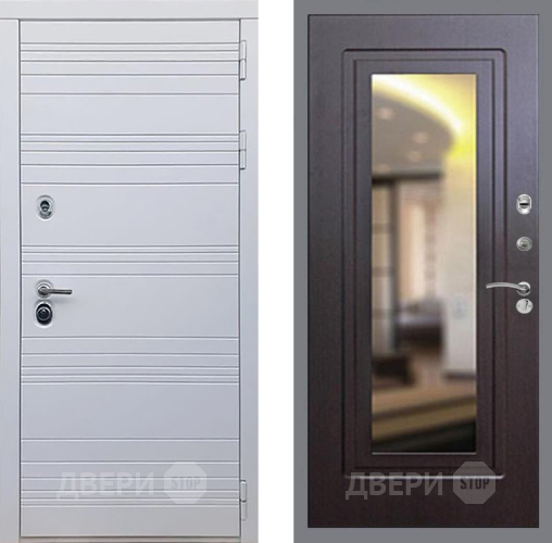 Входная металлическая Дверь Рекс (REX) 14 Силк Сноу FLZ-120 Венге в Красноармейске