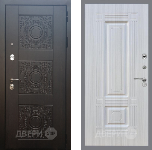 Входная металлическая Дверь Рекс (REX) 10 FL-2 Сандал белый в Красноармейске