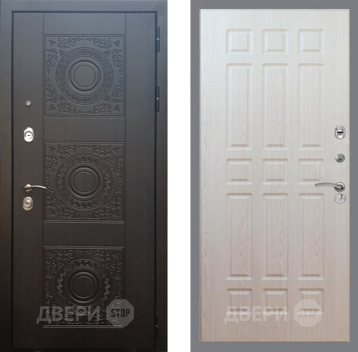 Входная металлическая Дверь Рекс (REX) 10 FL-33 Беленый дуб в Красноармейске