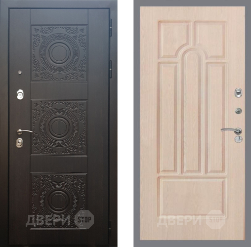 Входная металлическая Дверь Рекс (REX) 10 FL-58 Беленый дуб в Красноармейске