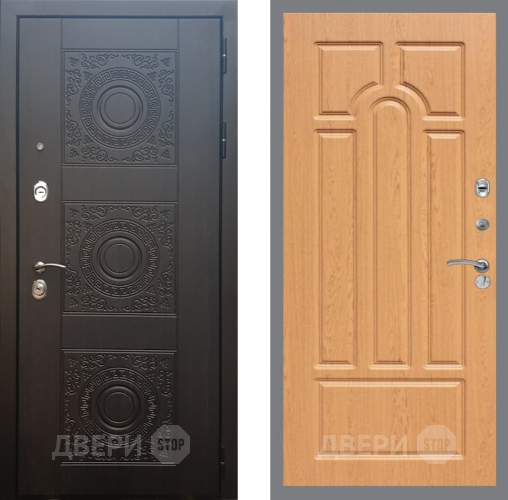 Входная металлическая Дверь Рекс (REX) 10 FL-58 Дуб в Красноармейске