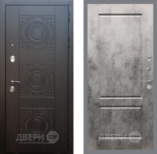 Входная металлическая Дверь Рекс (REX) 10 FL-117 Бетон темный в Красноармейске