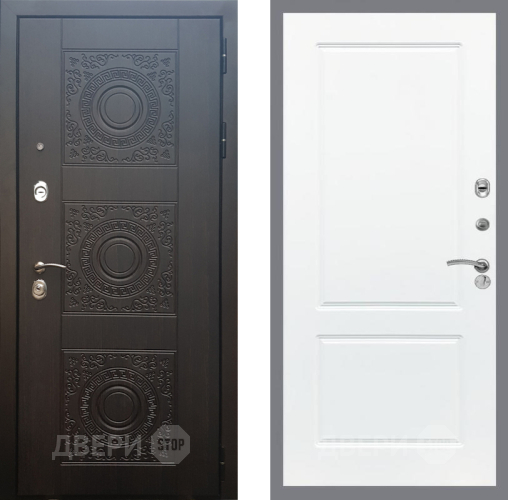 Входная металлическая Дверь Рекс (REX) 10 FL-117 Силк Сноу в Красноармейске