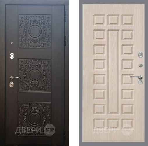 Входная металлическая Дверь Рекс (REX) 10 FL-183 Беленый дуб в Красноармейске