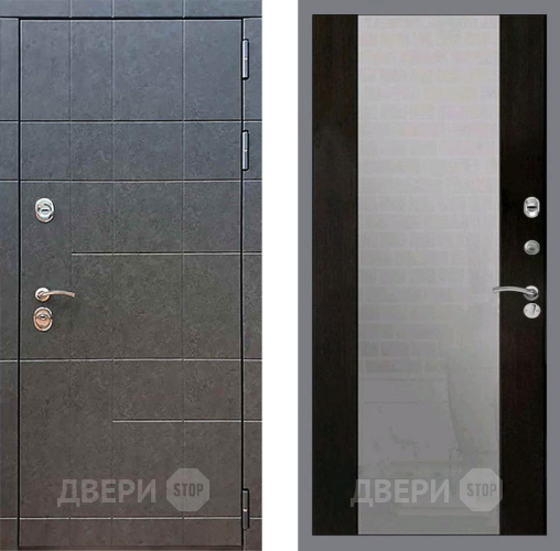 Входная металлическая Дверь Рекс (REX) 21 СБ-16 Зеркало Венге в Красноармейске