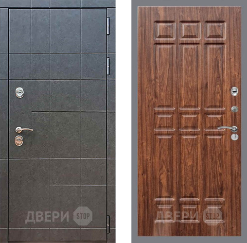 Входная металлическая Дверь Рекс (REX) 21 FL-33 орех тисненый в Красноармейске