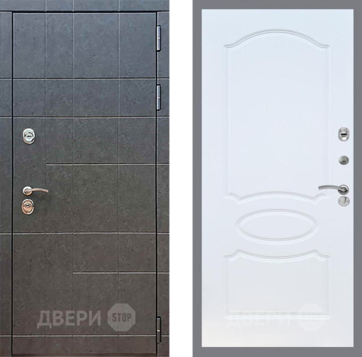 Входная металлическая Дверь Рекс (REX) 21 FL-128 Белый ясень в Красноармейске