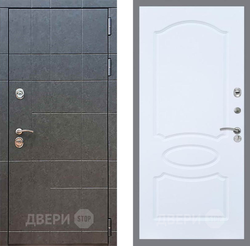 Входная металлическая Дверь Рекс (REX) 21 FL-128 Силк Сноу в Красноармейске