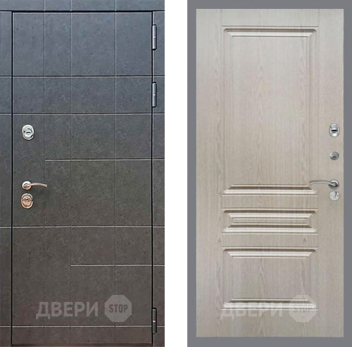 Входная металлическая Дверь Рекс (REX) 21 FL-243 Беленый дуб в Красноармейске