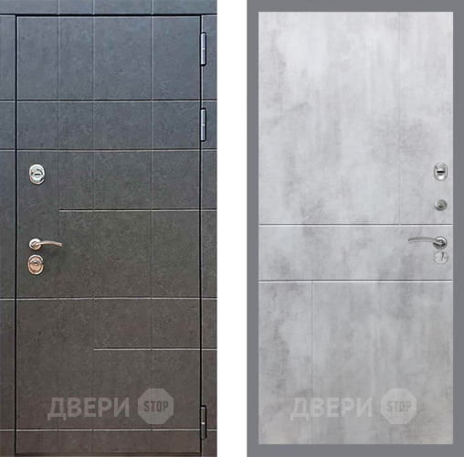 Входная металлическая Дверь Рекс (REX) 21 FL-290 Бетон светлый в Красноармейске
