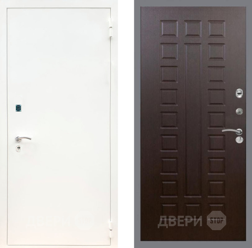 Дверь Рекс (REX) 1А Белая шагрень FL-183 Венге в Красноармейске