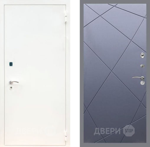 Дверь Рекс (REX) 1А Белая шагрень FL-291 Силк титан в Красноармейске