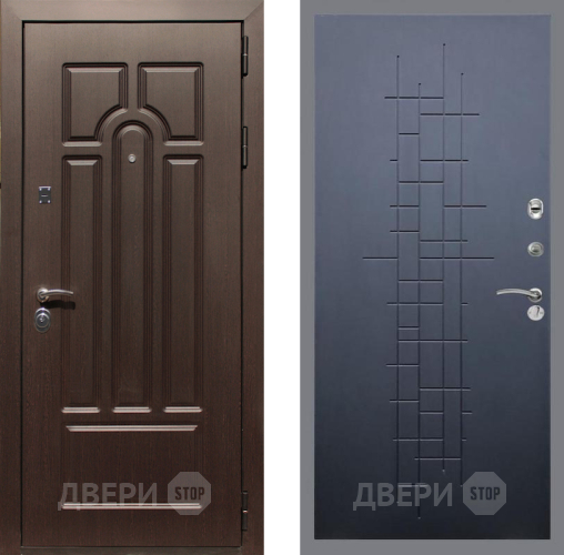 Входная металлическая Дверь Рекс (REX) Эврика FL-289 Ясень черный в Красноармейске