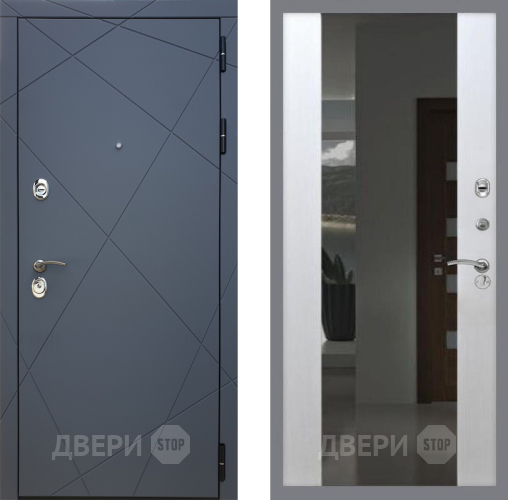 Дверь Рекс (REX) 13 Силк Титан СБ-16 с Зеркалом Лиственница беж в Красноармейске