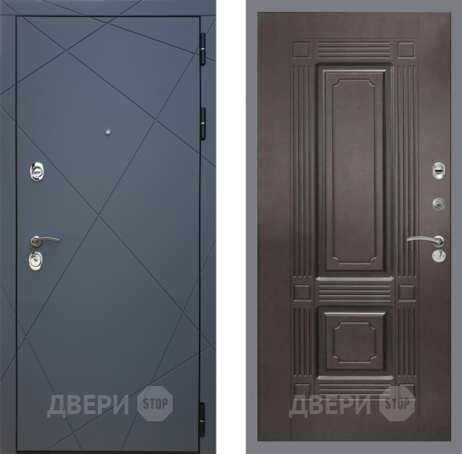 Входная металлическая Дверь Рекс (REX) 13 Силк Титан FL-2 Венге в Красноармейске