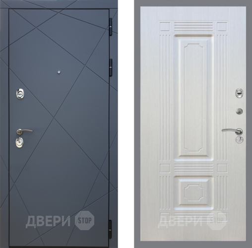 Входная металлическая Дверь Рекс (REX) 13 Силк Титан FL-2 Лиственница беж в Красноармейске
