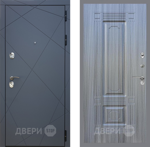 Входная металлическая Дверь Рекс (REX) 13 Силк Титан FL-2 Сандал грей в Красноармейске