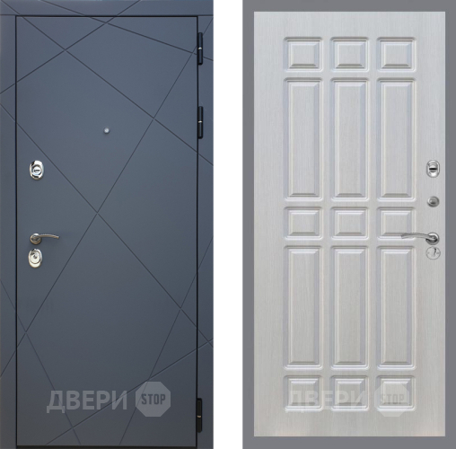 Входная металлическая Дверь Рекс (REX) 13 Силк Титан FL-33 Лиственница беж в Красноармейске